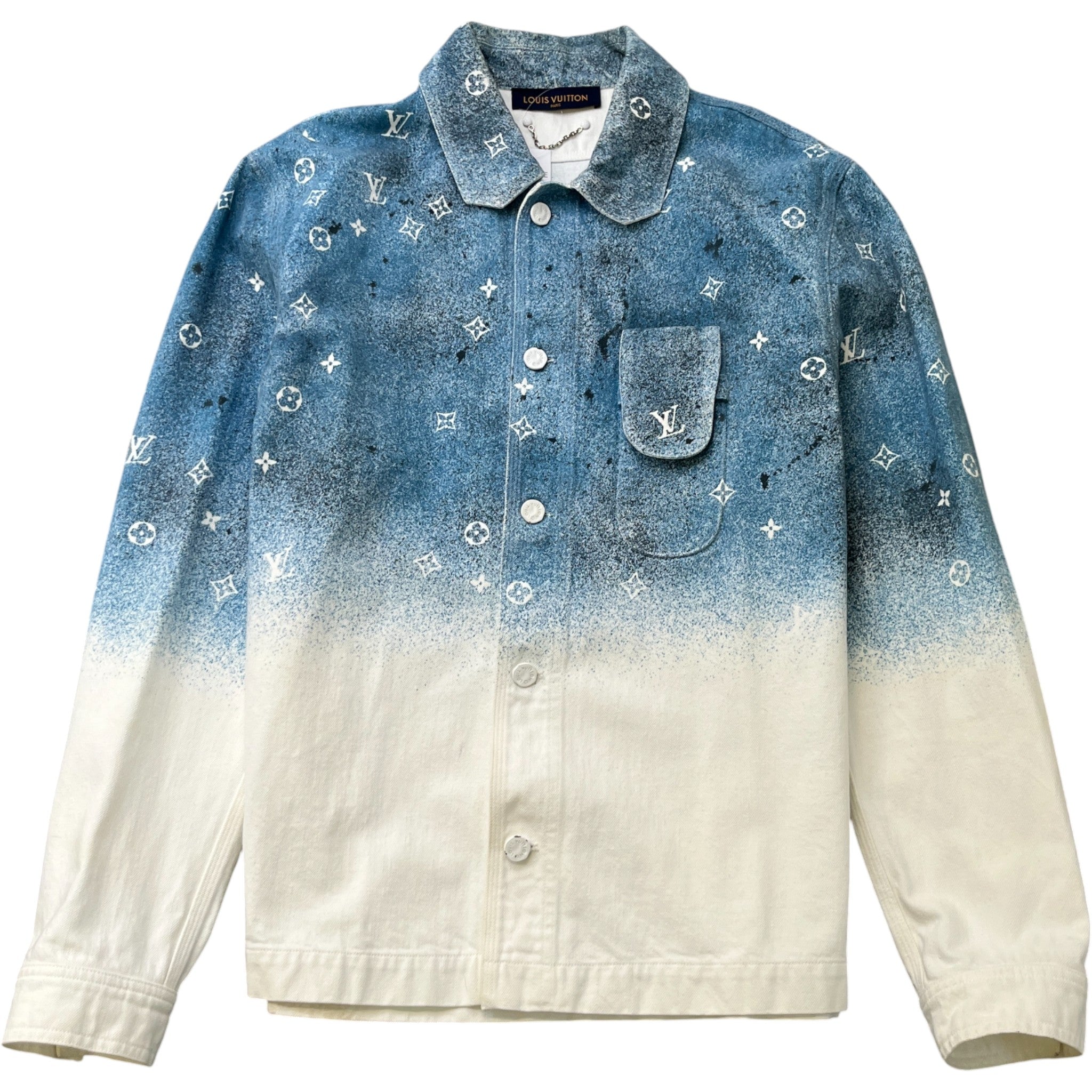 Men's Star Gradient Jacket Blue Size XL – Label Source