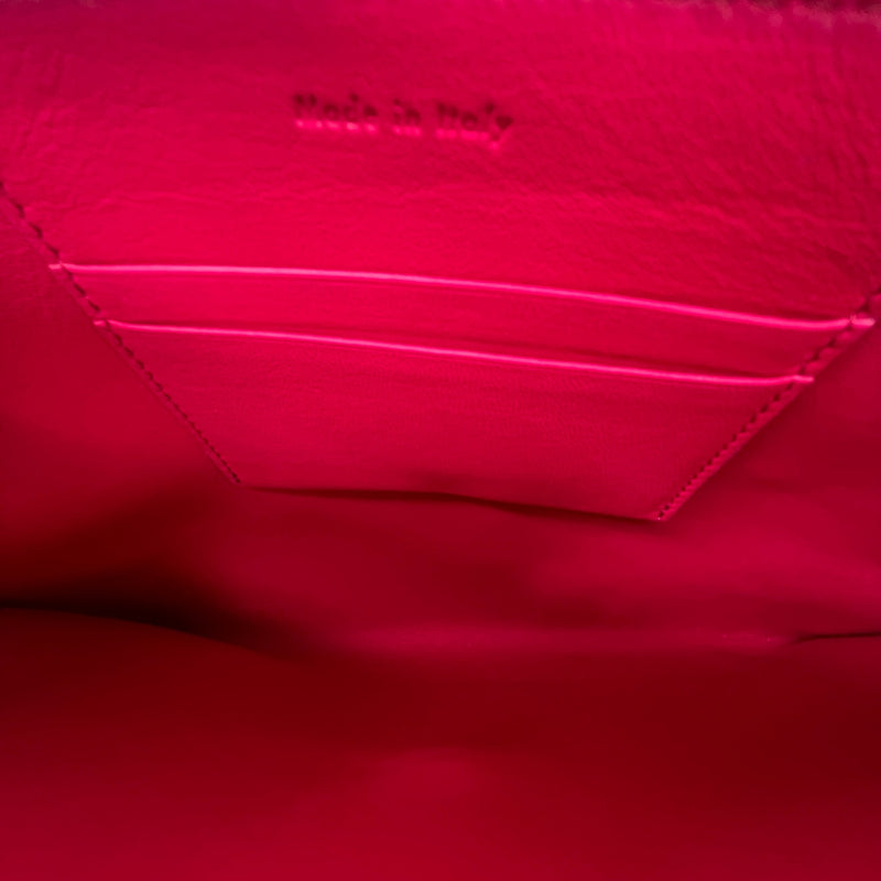 Women's Envelope Zip Clutch Pink