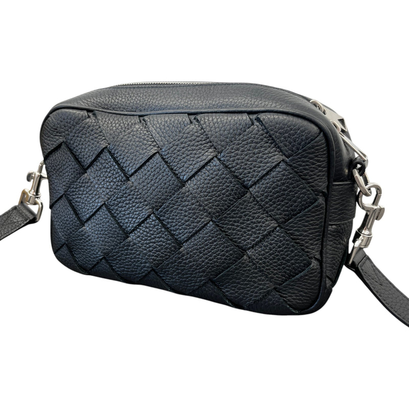 Men's Intrecciato Camera Bag Black