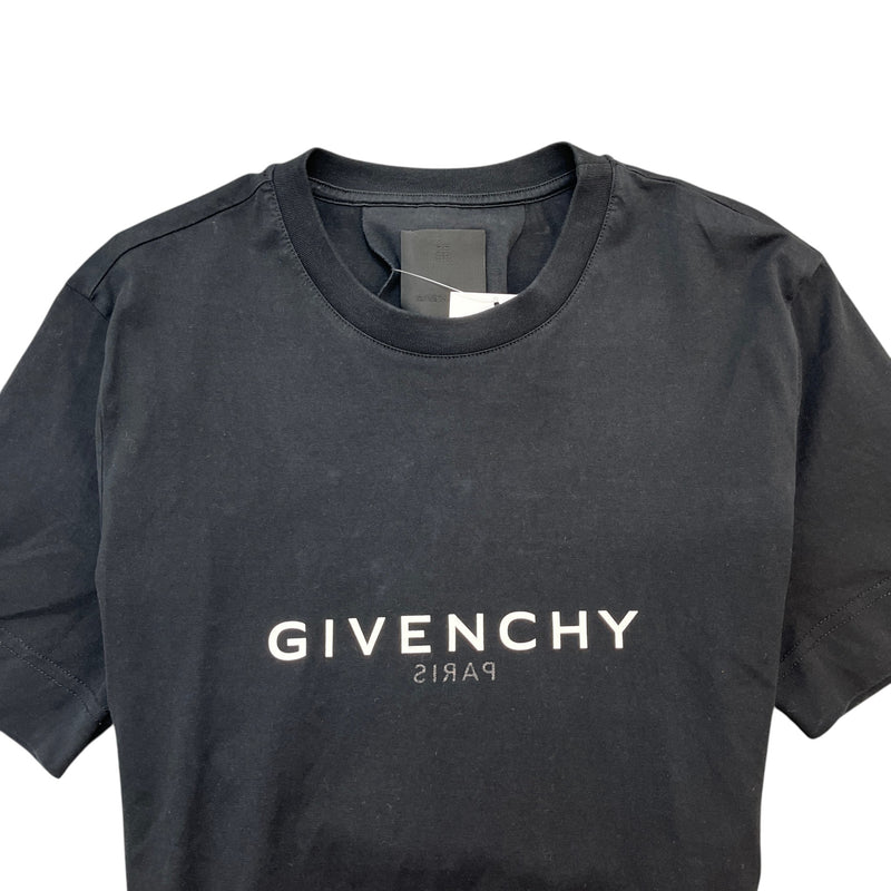 Men's Logo Print T-Shirt Black Size S