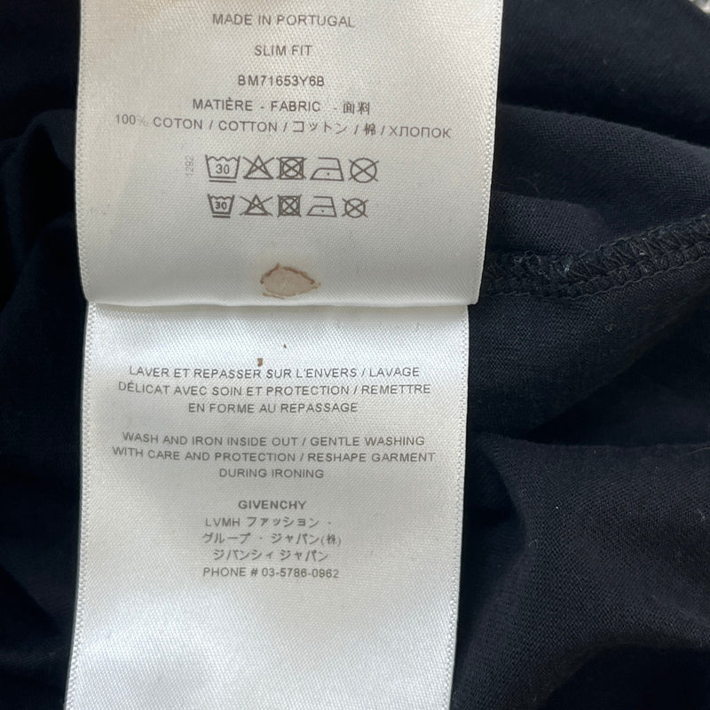 Men's Logo Print T-Shirt Black Size S