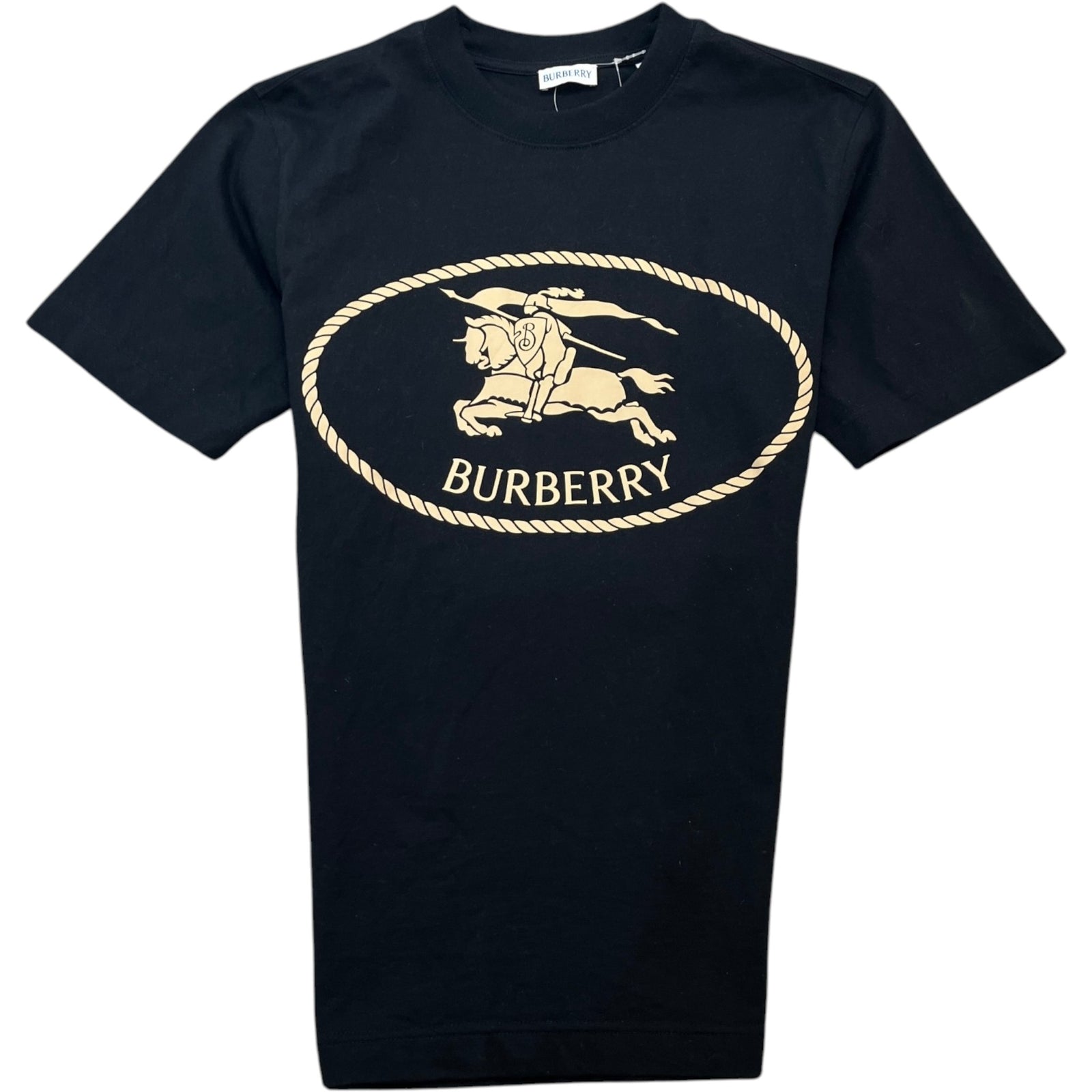 Men's Logo Print T-Shirt Black Size S - Photo 1