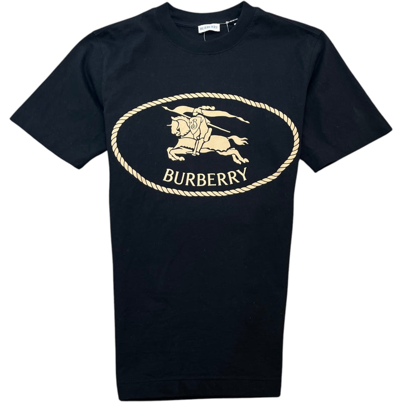 Men's Logo Print T-Shirt Black Size S
