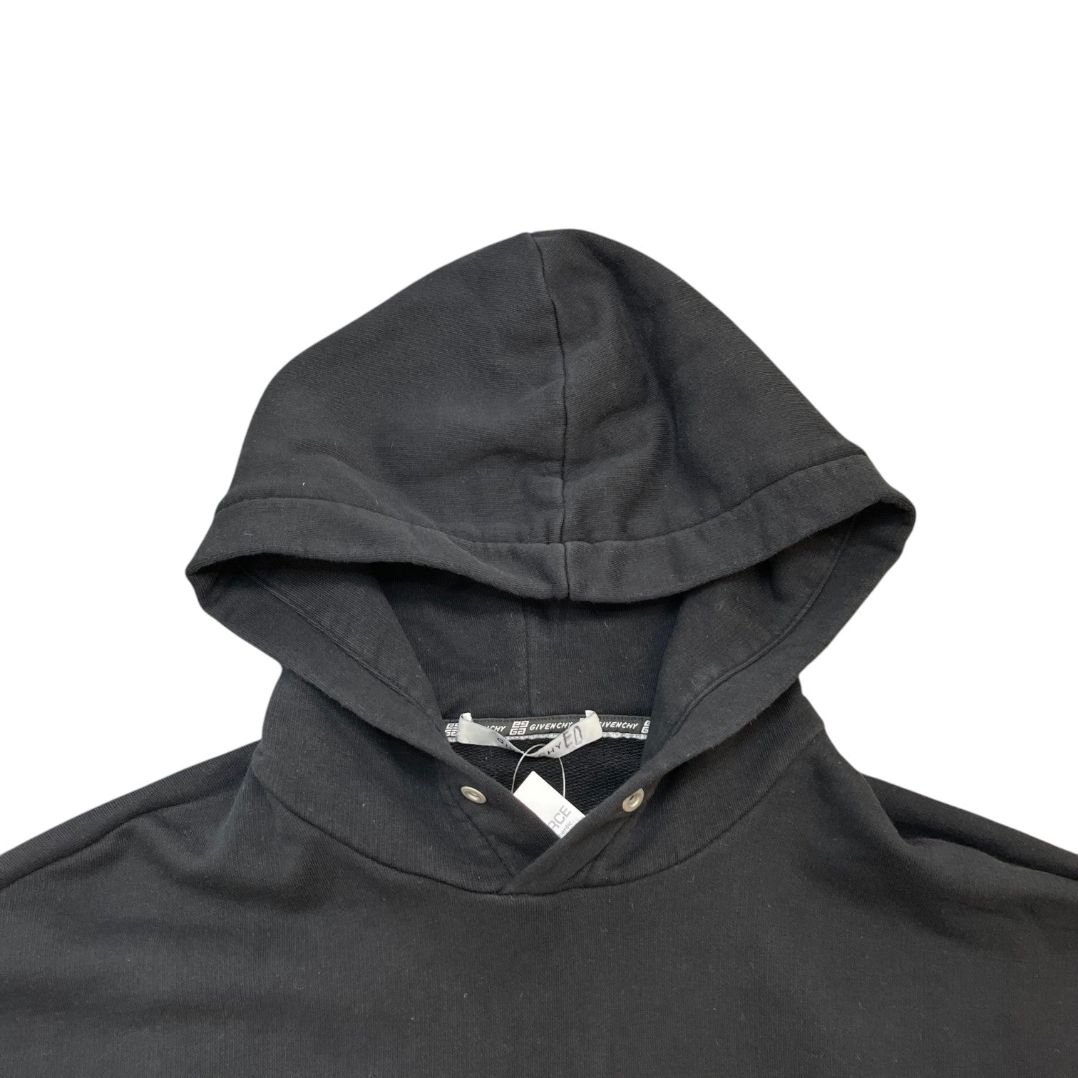 Men's Logo Print Hoodie Black Size L - Photo 5