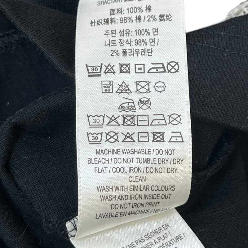 Men's Logo Print T-Shirt Black Size S