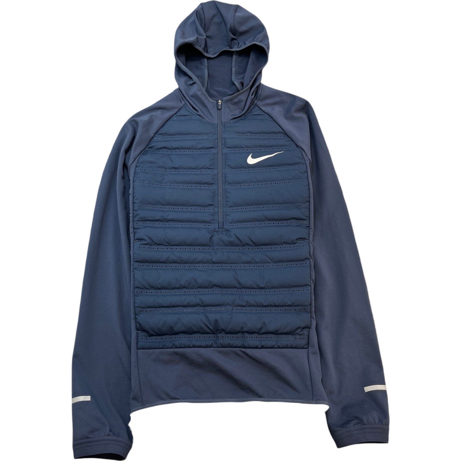 Men's Aeroloft Padded Hybrid Jacket Blue Size S - Photo 1
