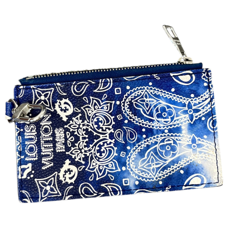 Men's Monogram Bandana Gaston Wearable Wallet Messenger Bag Blue