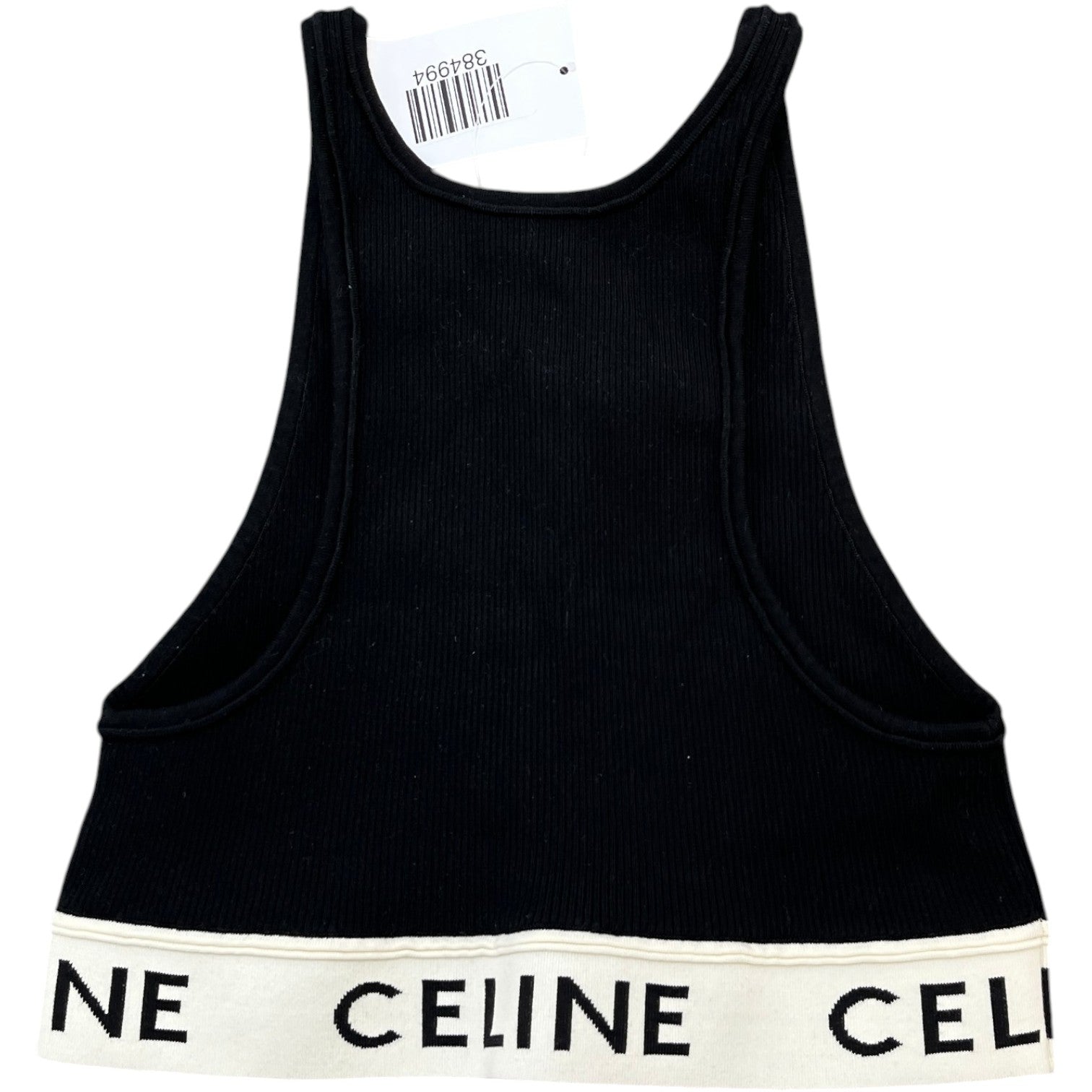 Women's Athletic Knit Sports Tank Top Black Size M - Photo 2