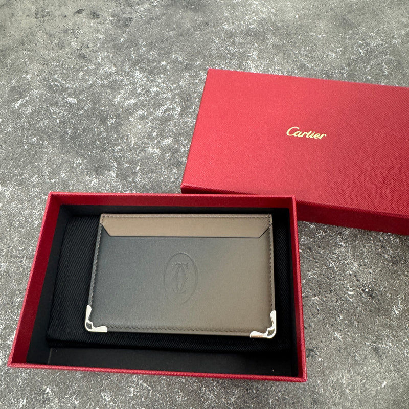 Men's Must Card Holder Charcoal