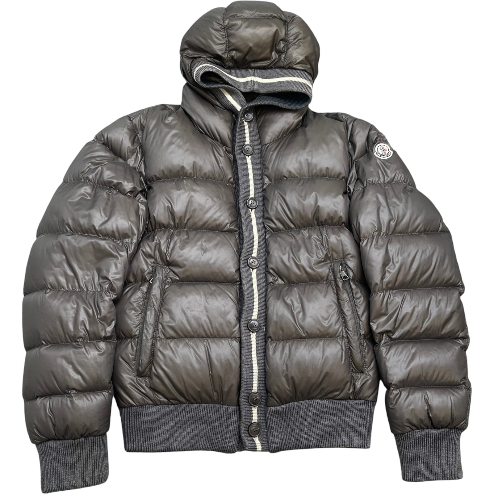 Men's Cesar Down Jacket Grey Size 2 / M - Photo 1
