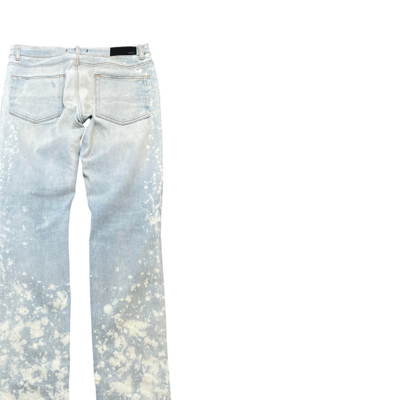 Men's Bleach Dye Jeans Blue Size W33