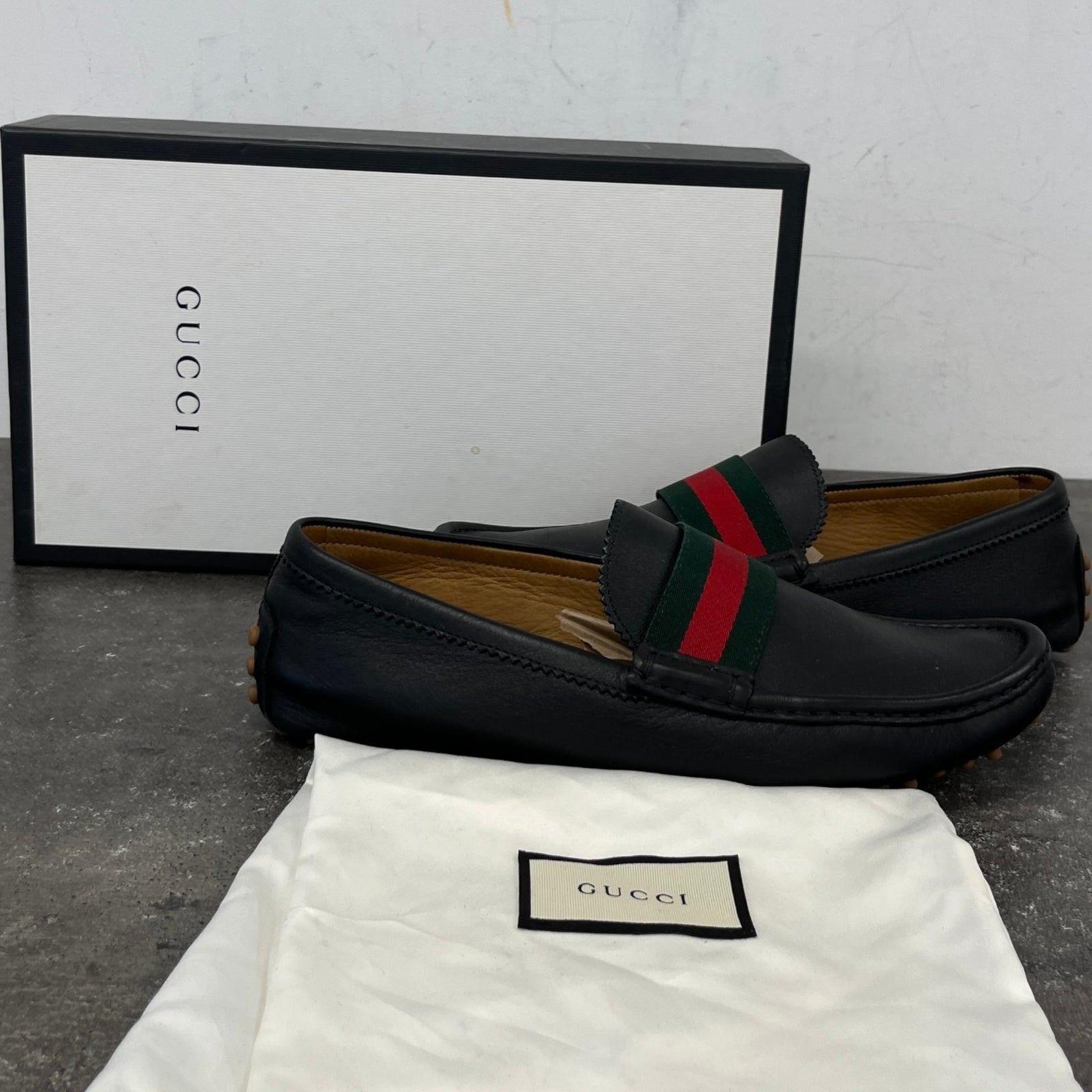 Men's Web Loafers Black Size UK 9 / EU 43 - Photo 12