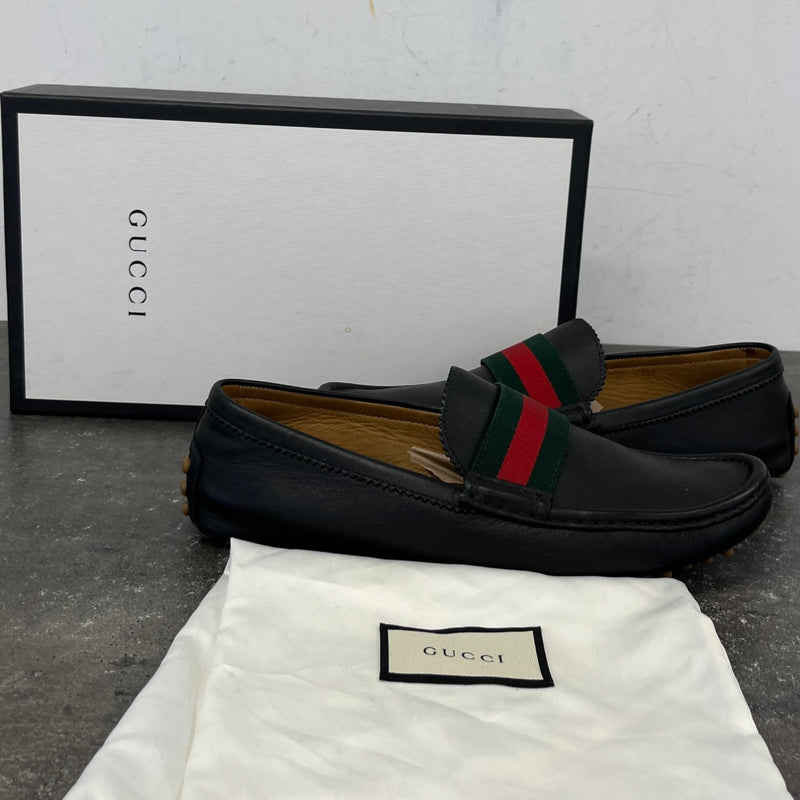 Men's Web Loafers Black Size UK 9 / EU 43