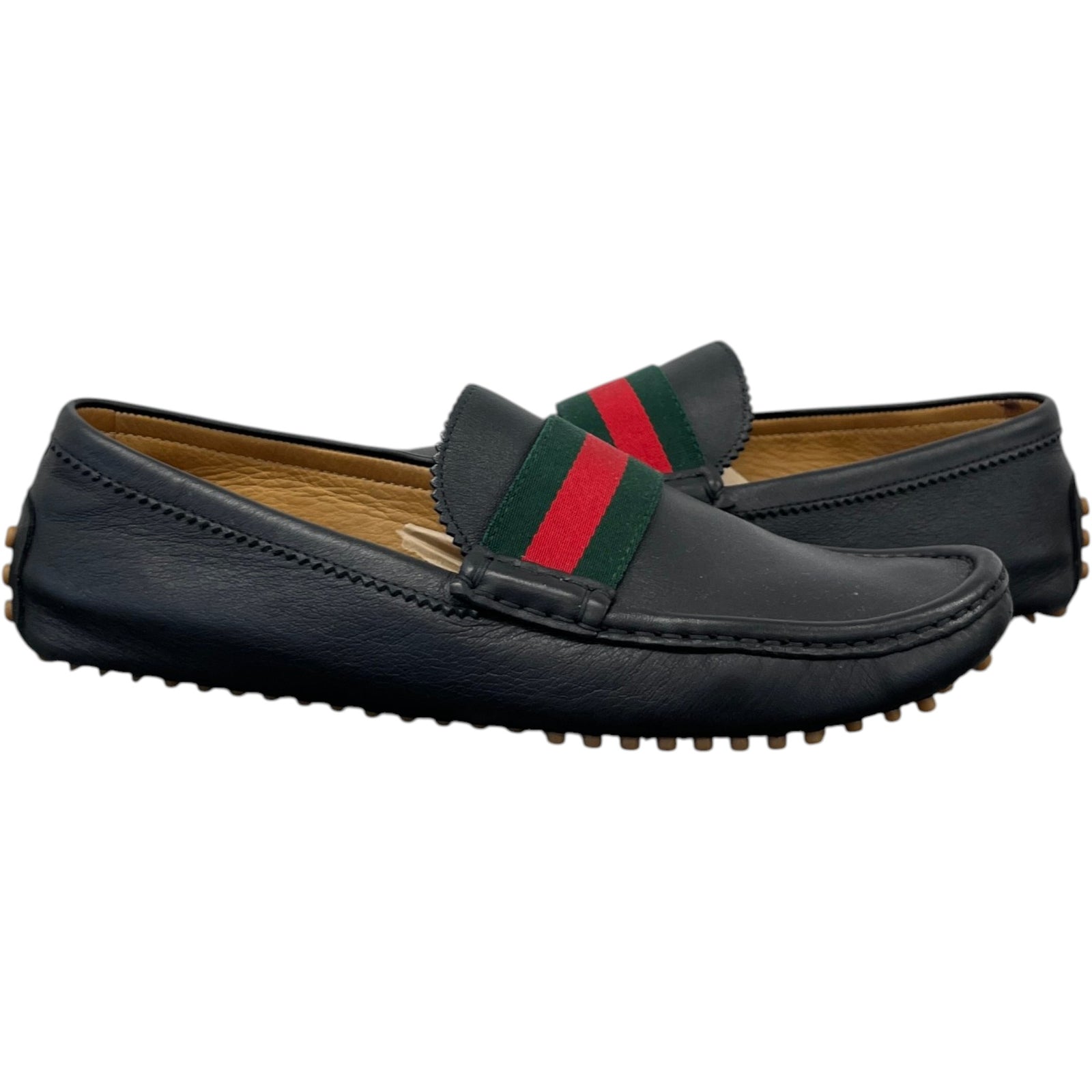 Men's Web Loafers Black Size UK 9 / EU 43 - Photo 3