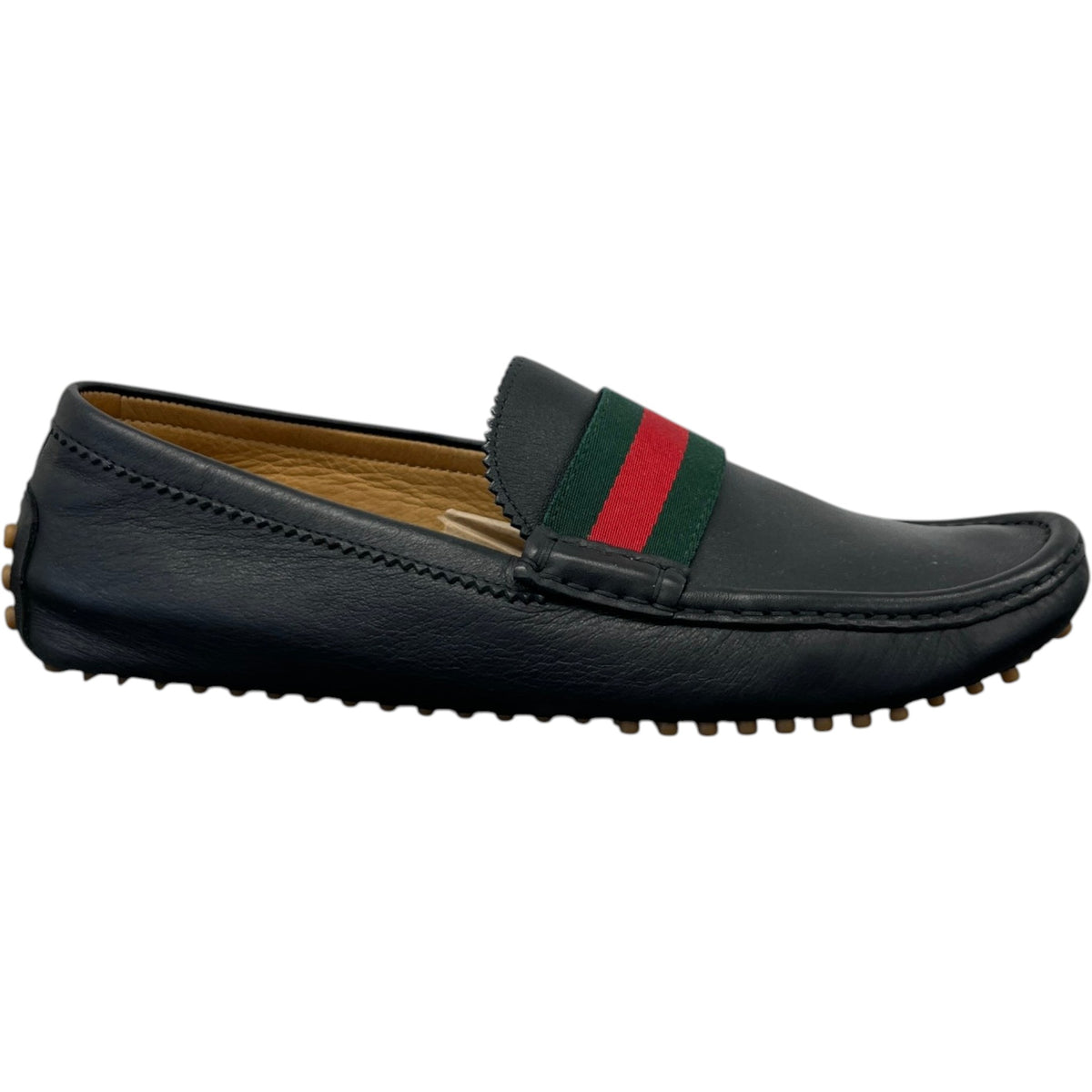 Men's Web Loafers Black Size UK 9 / EU 43 - Photo 1