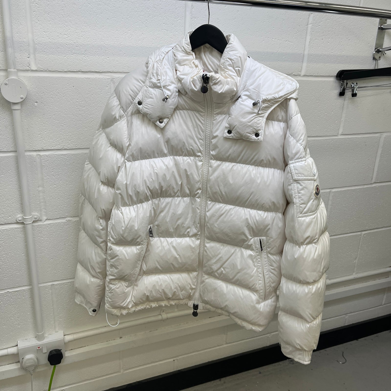 Men's Maya Down Jacket White Size 5 / XXL - Photo 12