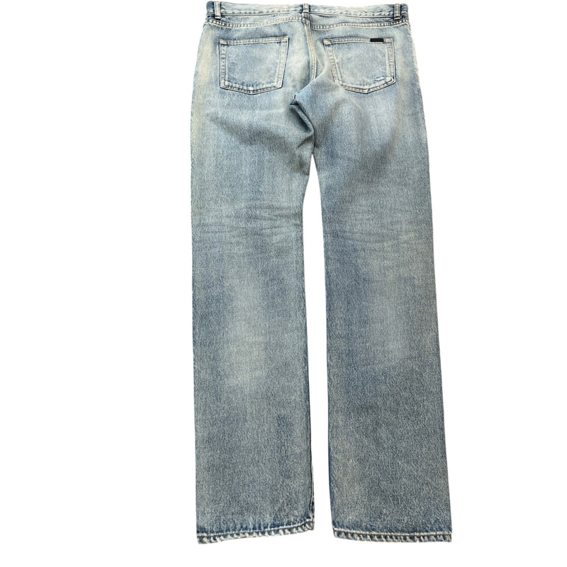 Men's Distressed Jeans Blue Size M / W32