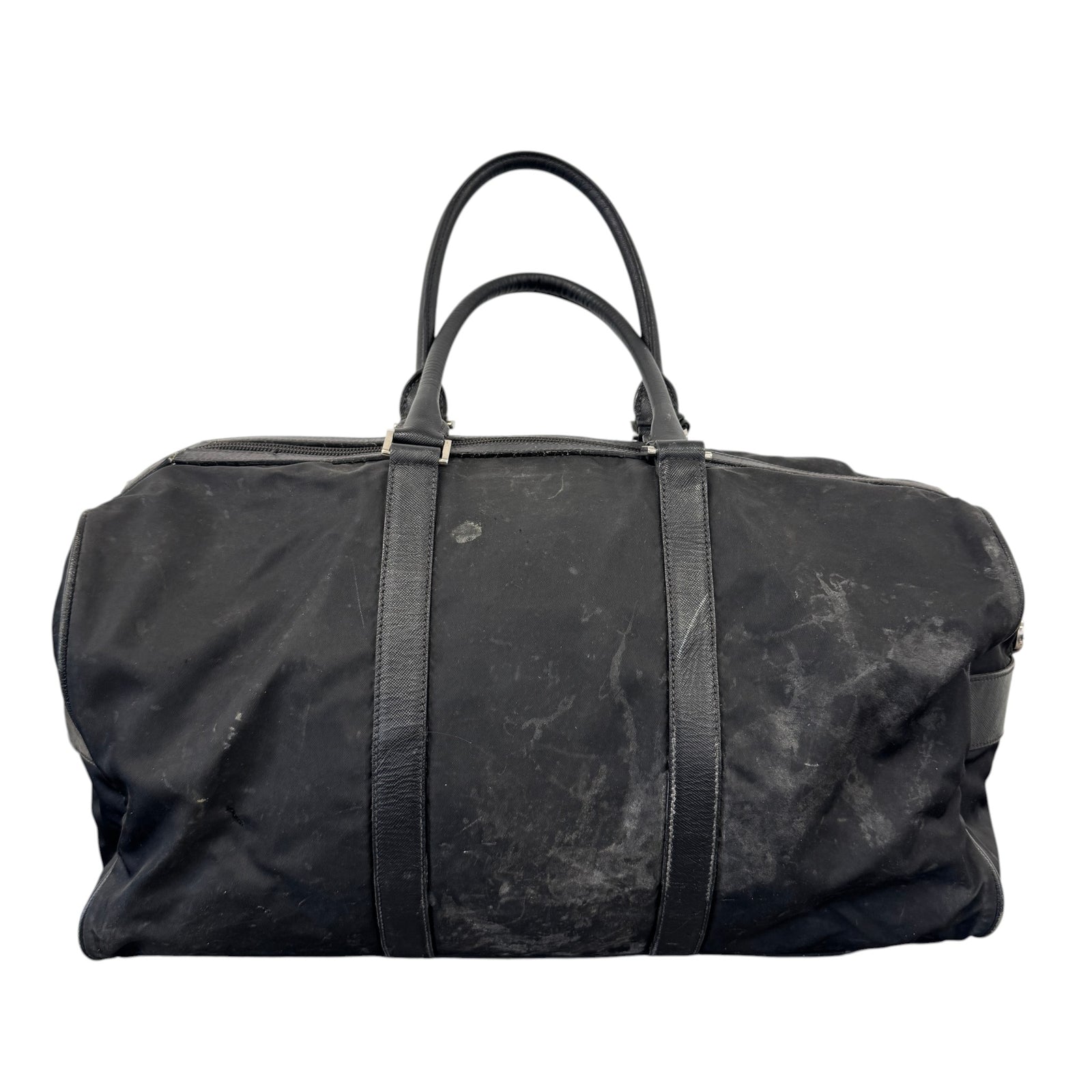 Women's Re-Nylon Plaque Logo Bag Black - Photo 5