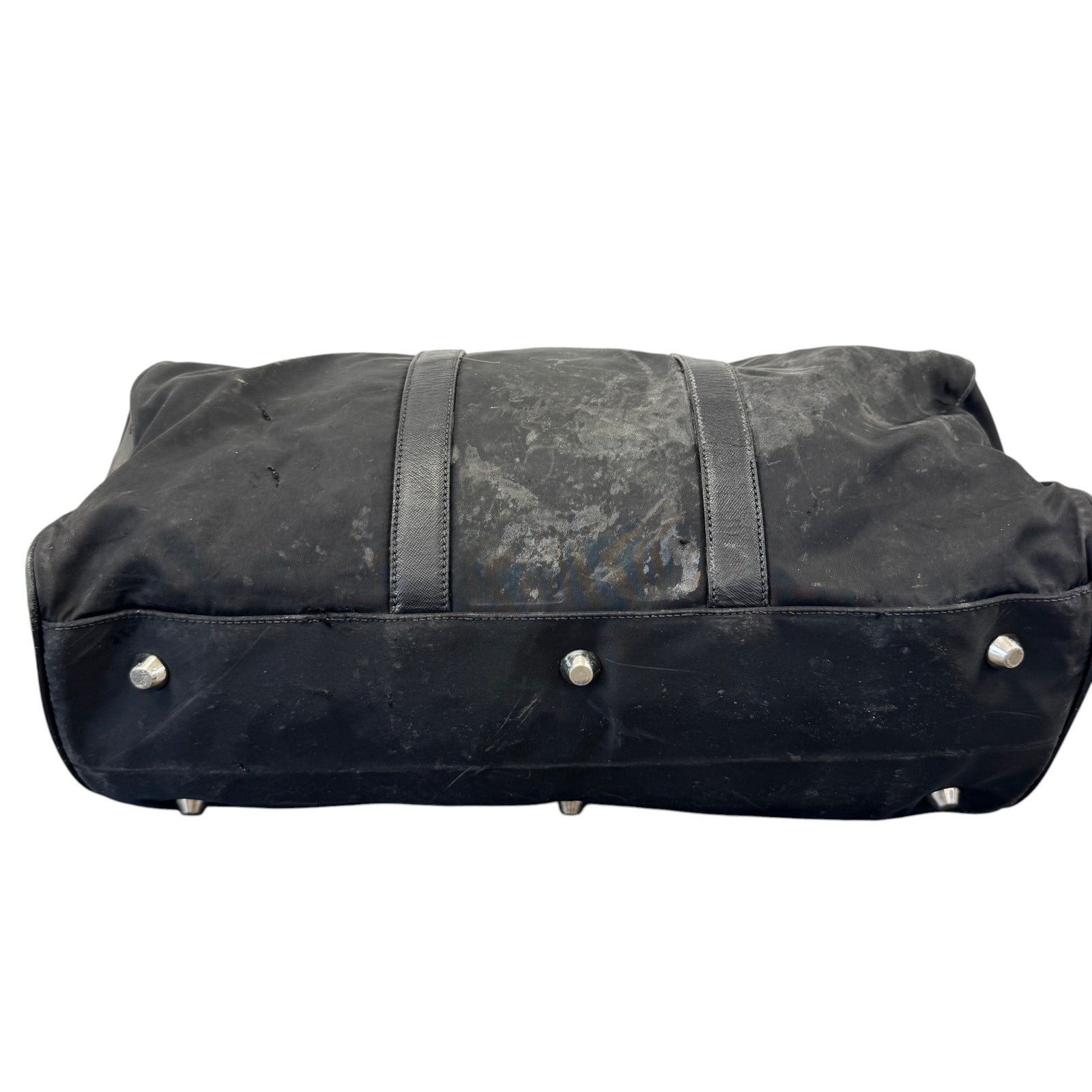 Women's Re-Nylon Plaque Logo Bag Black - Photo 7