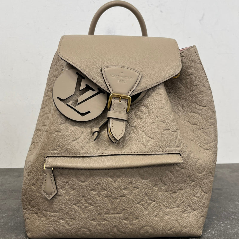 Women's Monogram Empreinte Montsouris Backpack Beige