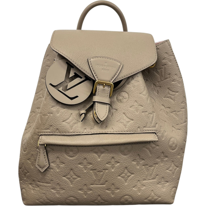 Women's Monogram Empreinte Montsouris Backpack Beige