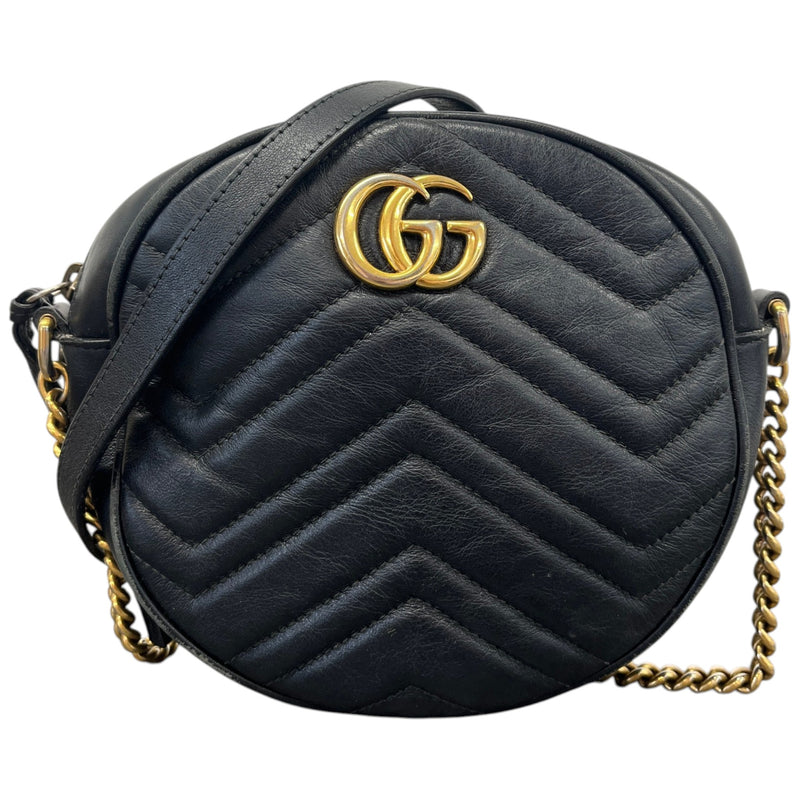 Women's GG Marmont Crossbody Bag Black