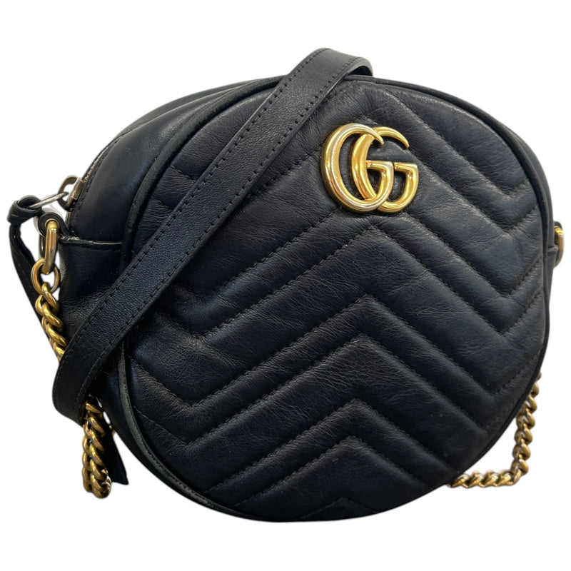 Women's GG Marmont Crossbody Bag Black