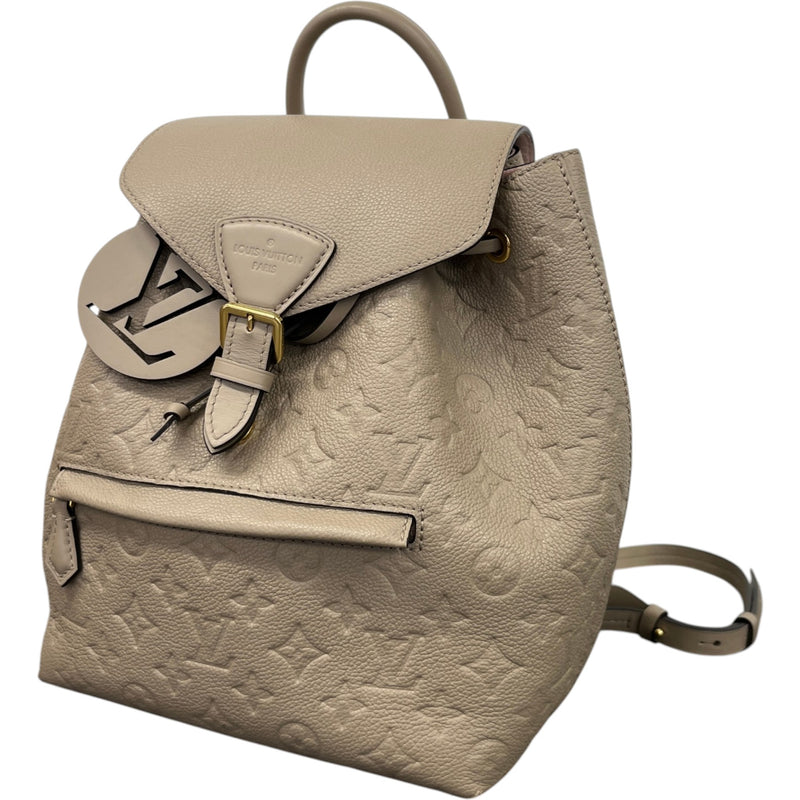 Women's Monogram Empreinte Montsouris Backpack Beige