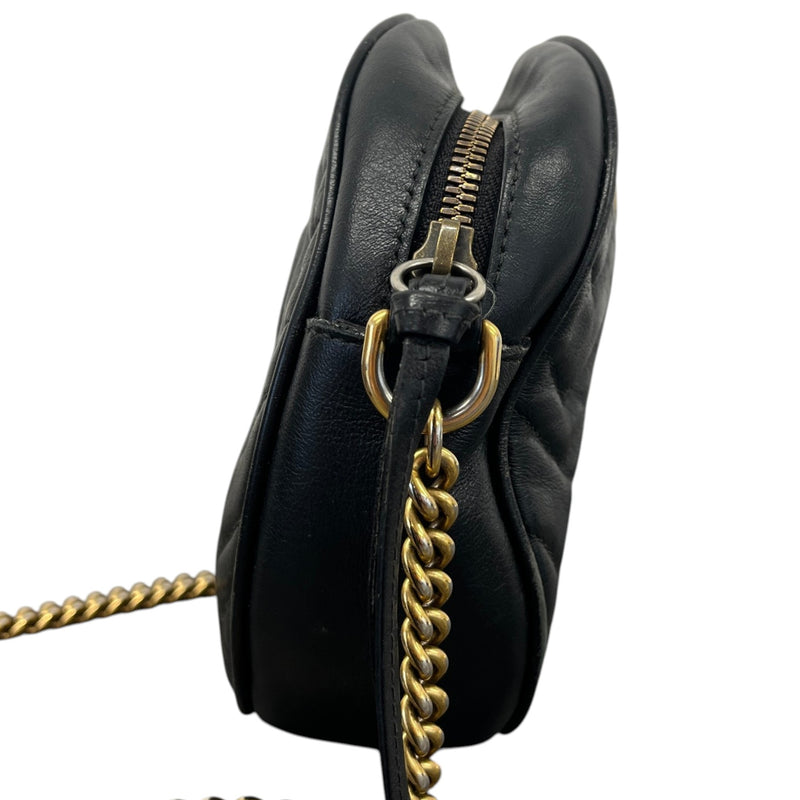 Women's GG Marmont Crossbody Bag Black