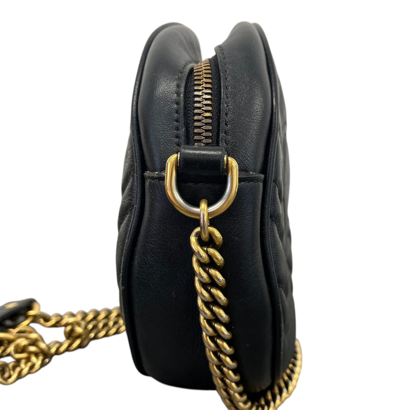 Women's GG Marmont Crossbody Bag Black