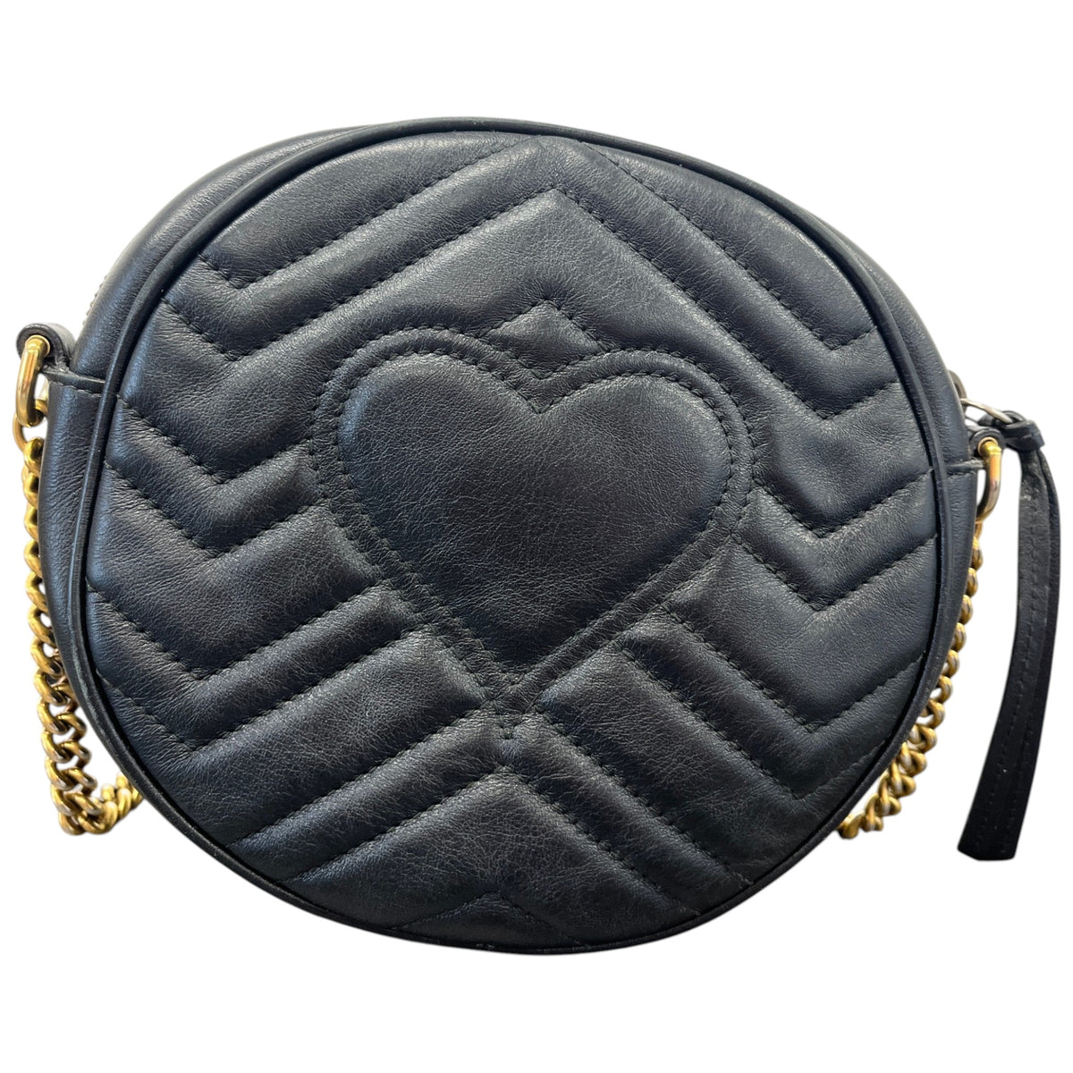 Women's GG Marmont Crossbody Bag Black - Photo 3
