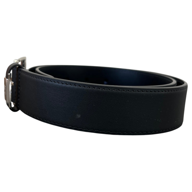Men's Pont Neuf Patinated 35MM Belt Black Size 30"