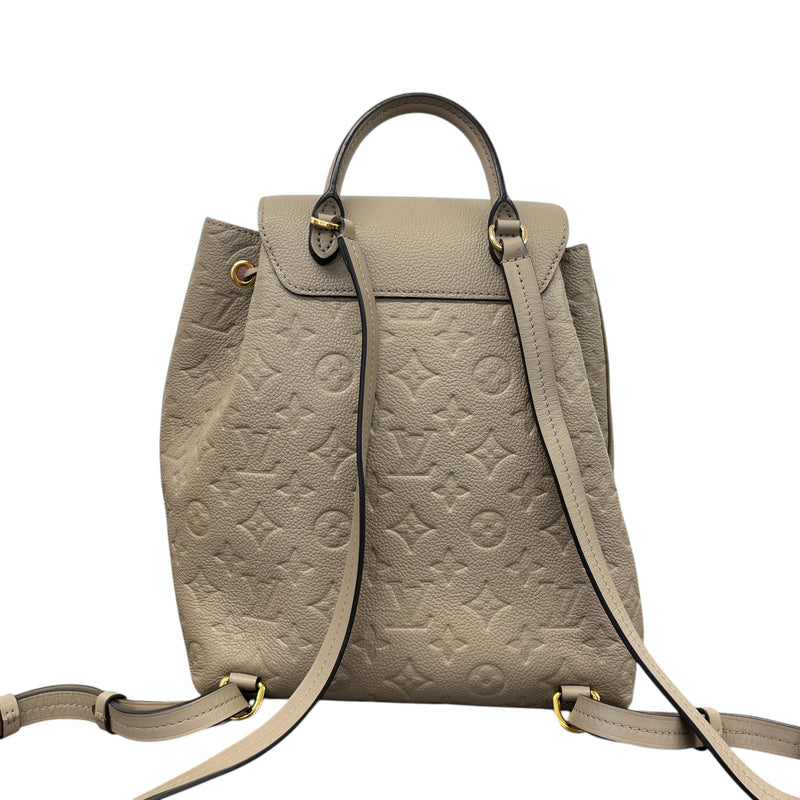 Women's Monogram Empreinte Montsouris Backpack Beige