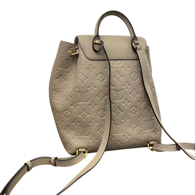 Women's Monogram Empreinte Montsouris Backpack Beige