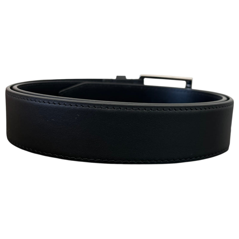 Men's Pont Neuf Patinated 35MM Belt Black Size 30"