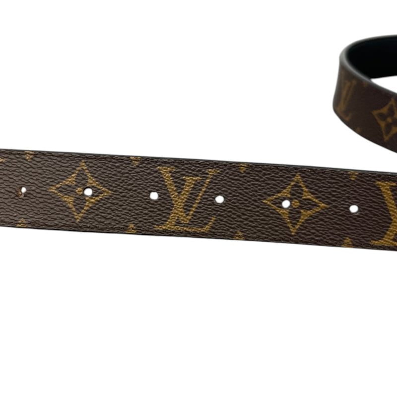 Men's Lv Reversible Monogram Belt Black Size S
