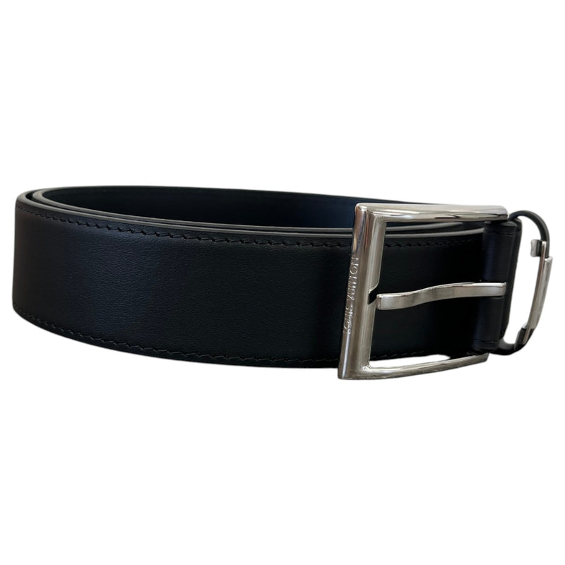 Men's Pont Neuf Patinated 35MM Belt Black Size 30"