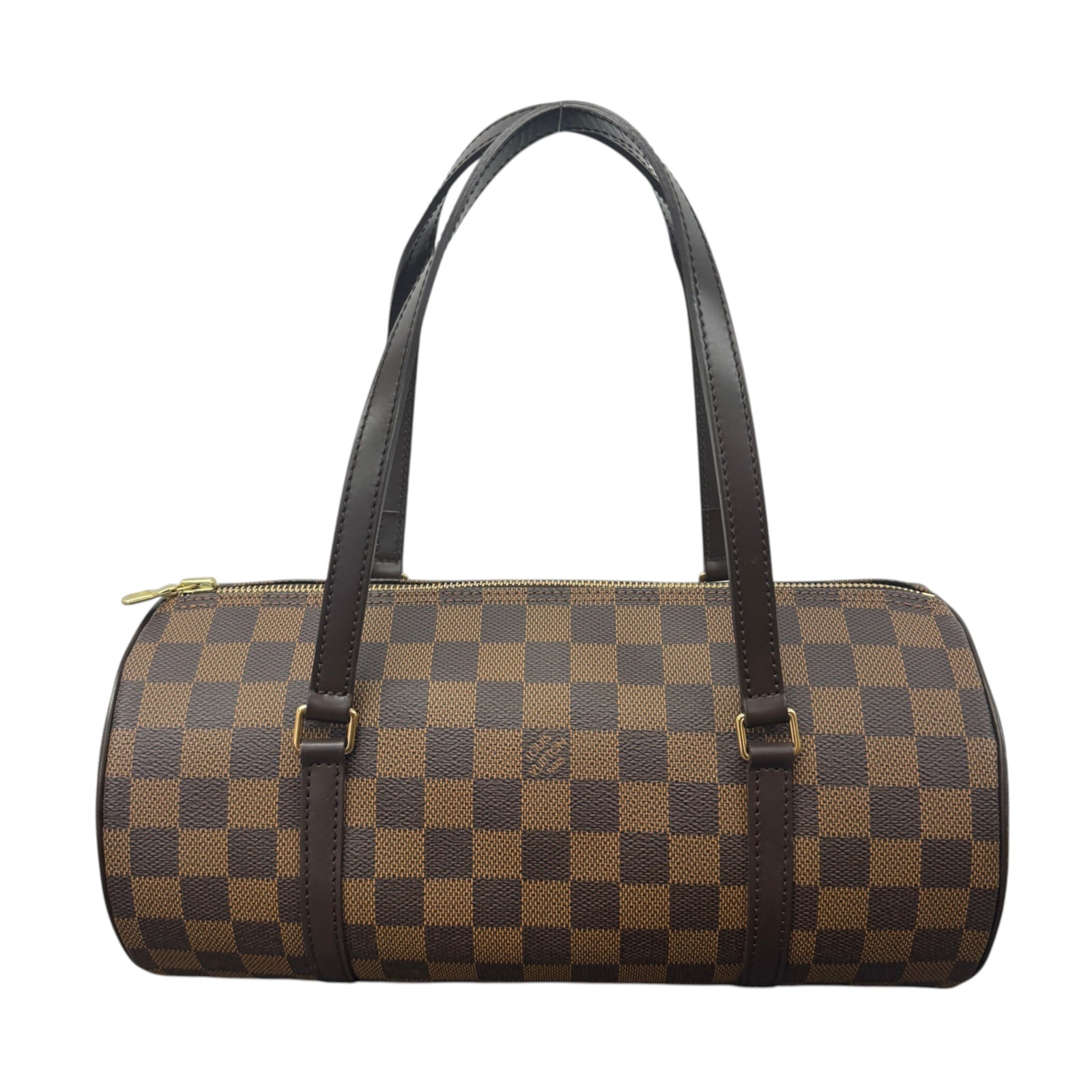 Women's Damier Ebene Papillon 30 Handbag Brown - Photo 1