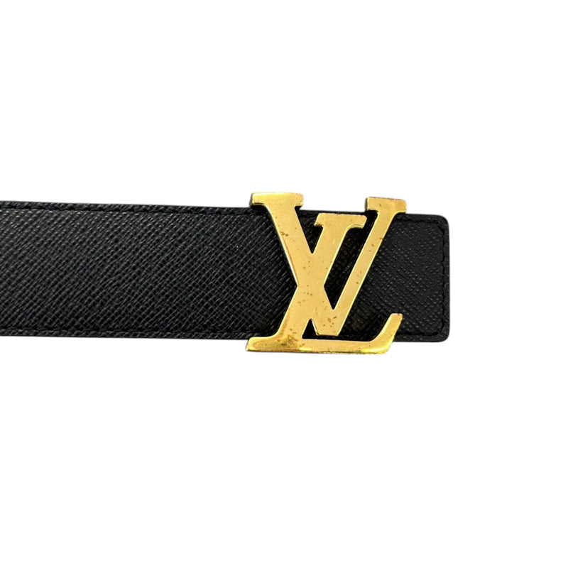Men's Lv Reversible Monogram Belt Black Size S