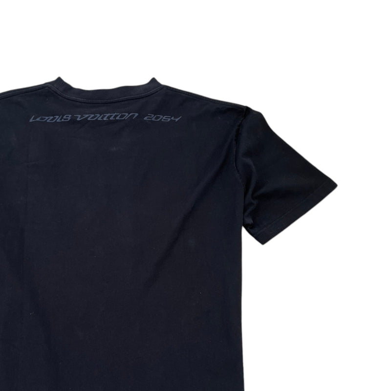Men's Logo Print T-Shirt Black Size XL