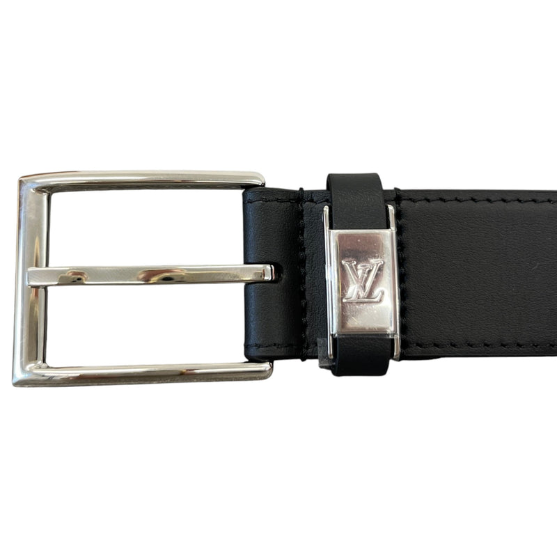 Men's Pont Neuf Patinated 35MM Belt Black Size 30"