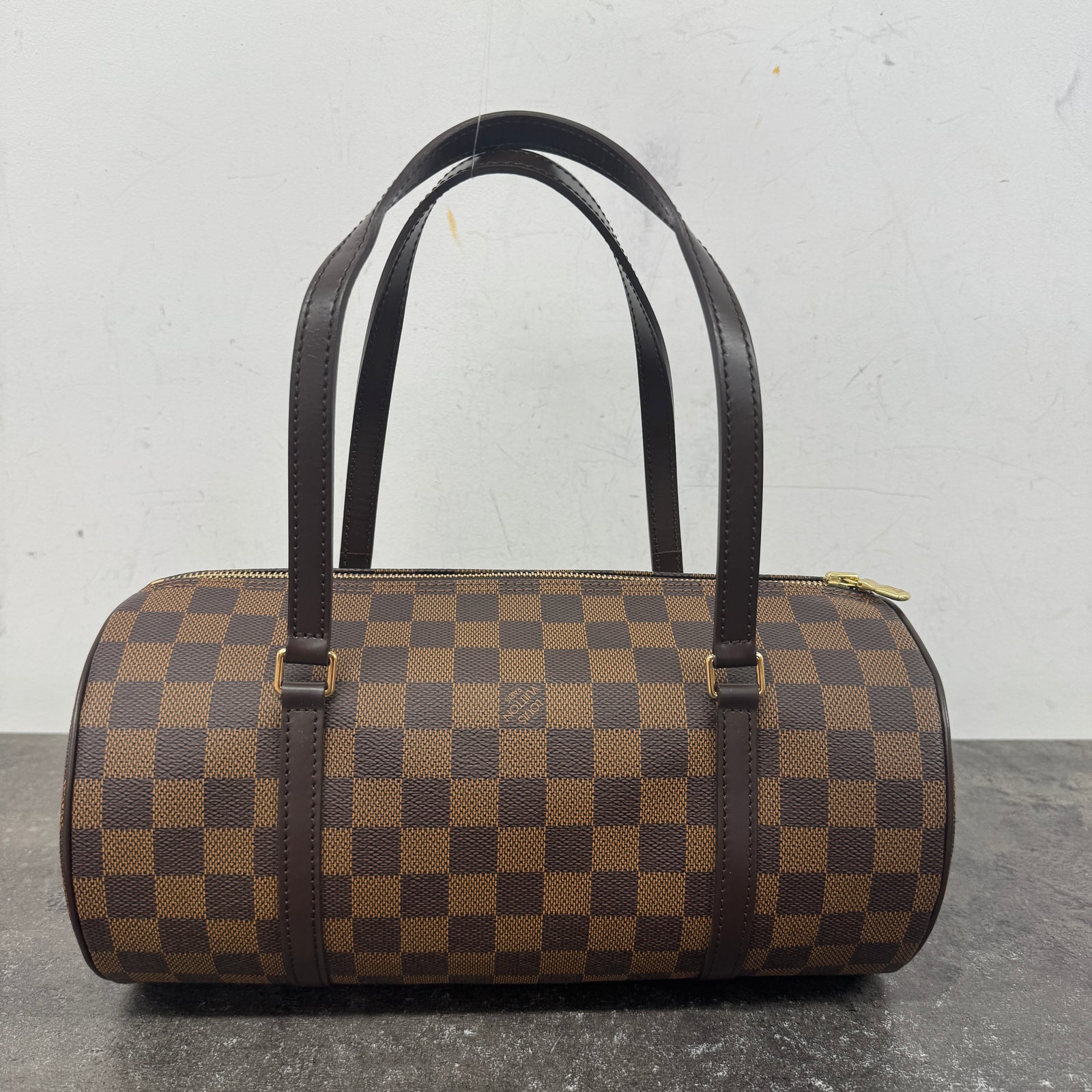 Women's Damier Ebene Papillon 30 Handbag Brown - Photo 12