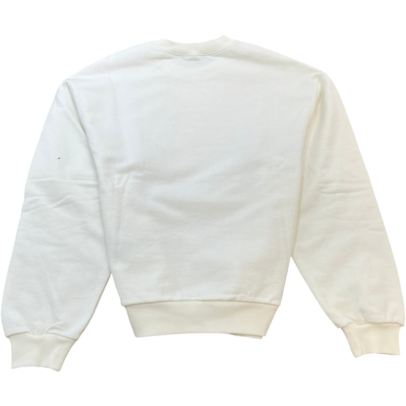 Men's Logo Print Sweatshirt White Size S