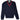 Men's Web Stripe V-Neck Wool Sweatshirt Navy Size M