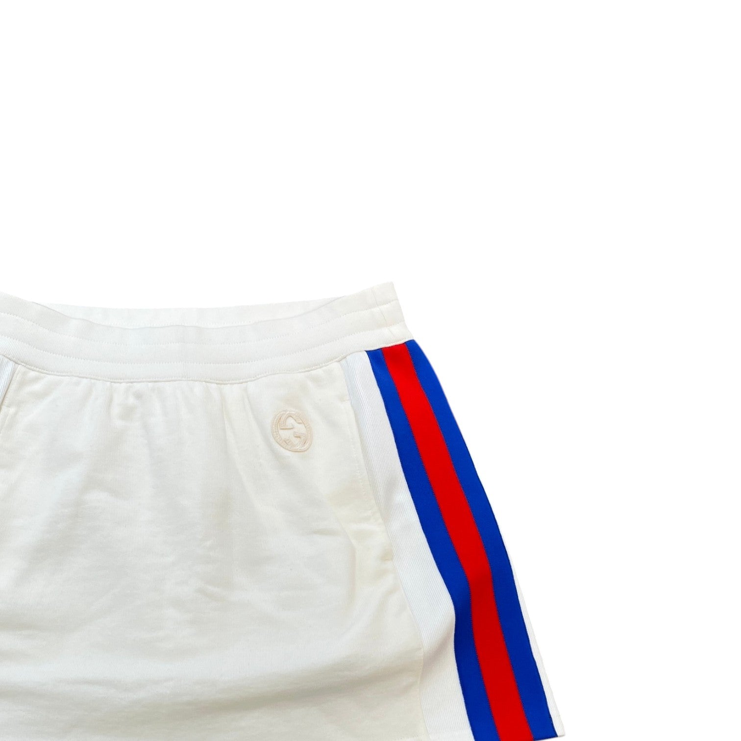 Women's Logo Patch Mini Skirts White Size M - Photo 3