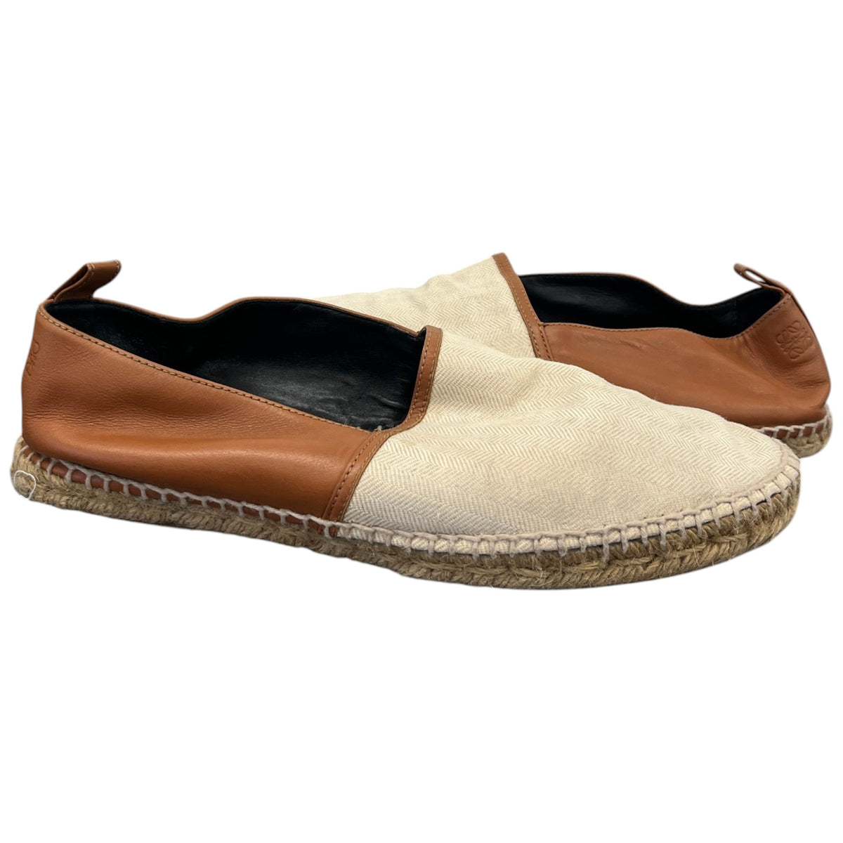 Men's Anagram Espadrilles Loafers Brown Size UK 6 / EU 40 - Photo 3