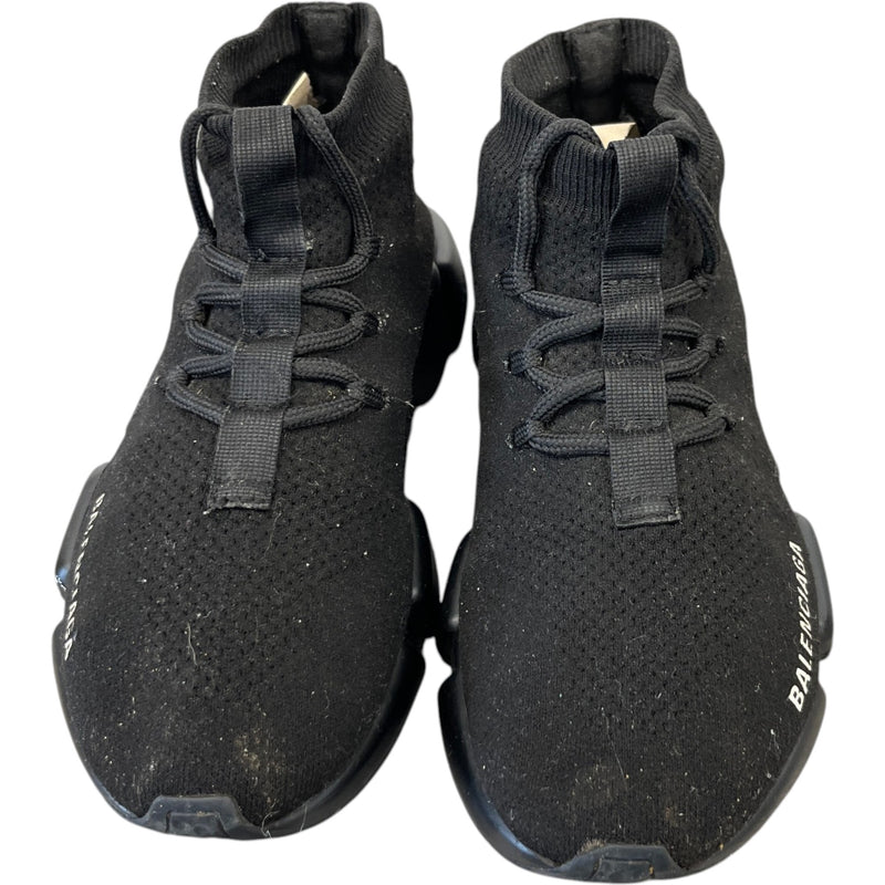 Women's Speed Lace Up High Trainers Black Size EU 36 / UK 3