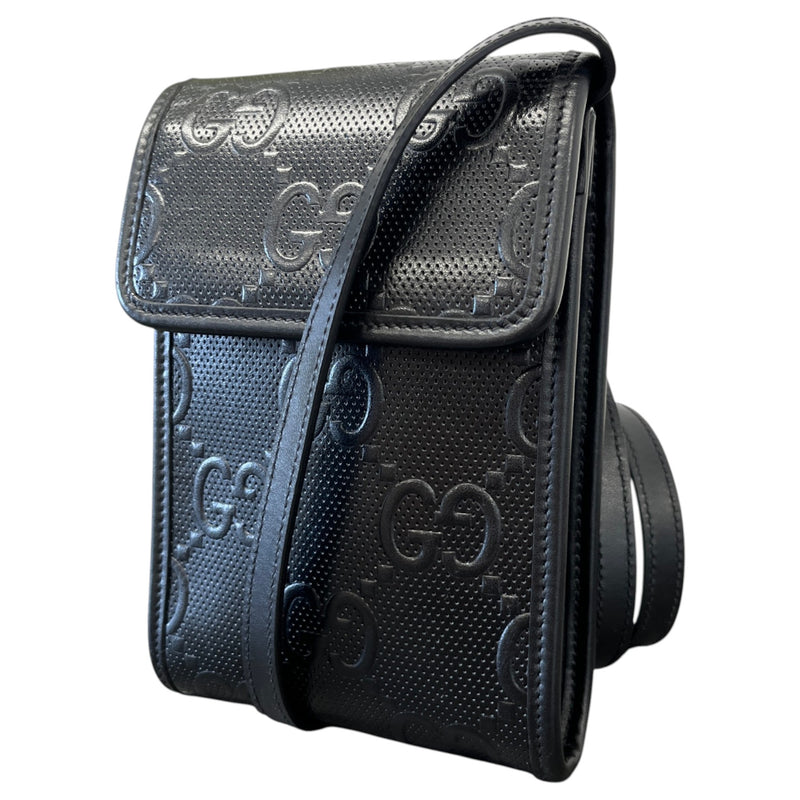 Men's GG Supreme Messenger Bag Black