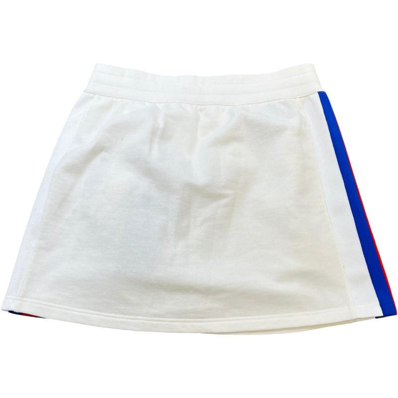 Women's Logo Patch Mini Skirts White Size M
