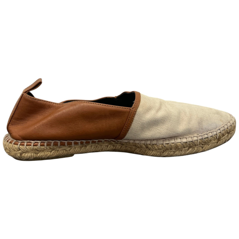 Men's Anagram Espadrilles Loafers Brown Size UK 6 / EU 40